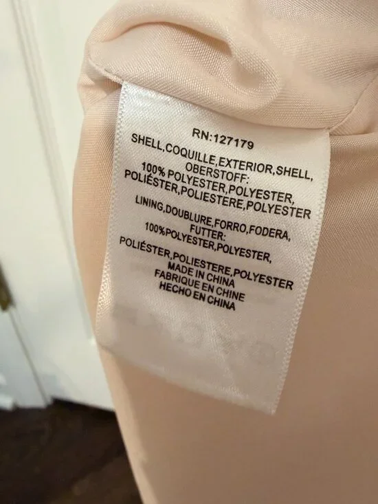 Jenny Yoo Inesse Blush Chiffon Maxi Dress Size 6 BHLDN Bridesmaid Formal - Picture 8 of 10